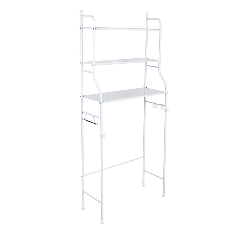 Can Washing Machine Shelf Washing Machine Shelf Floor Roll Toilet Shelf Metal Shelf Bathroom Storage Shelf Application Scenario