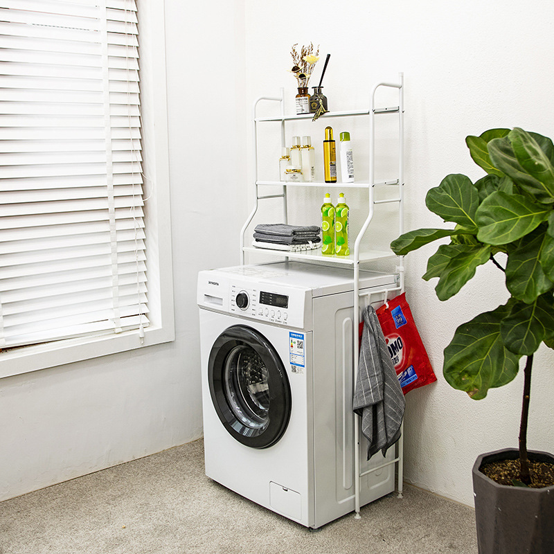 Can Washing Machine Shelf Washing Machine Shelf Floor Roll Toilet Shelf Metal Shelf Bathroom Storage Shelf
