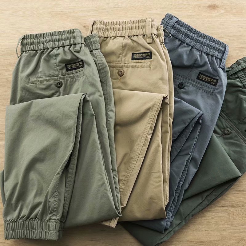 2021 Work clothes pants for men, durable and dirt-resistant, welder uniforms, trendy brand labor protection pants, summer work pants, single pants