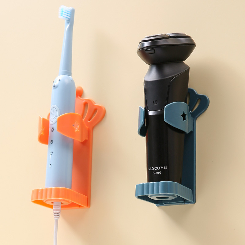 Popular foreign trade electric shaver storage rack, wall-mounted electric toothbrush storage rack without drilling holes, dental ware storage rack details Picture