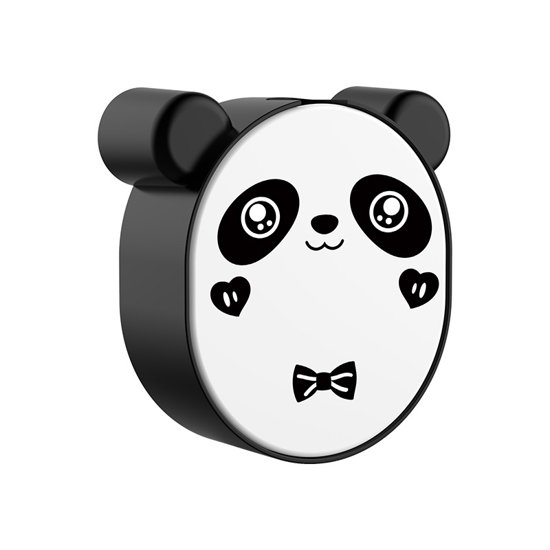 Panda Cartoon soap box rack, bathroom wall-mounted storage, no need for drilling, wall-mounted draining soap box storage rack Item Picture