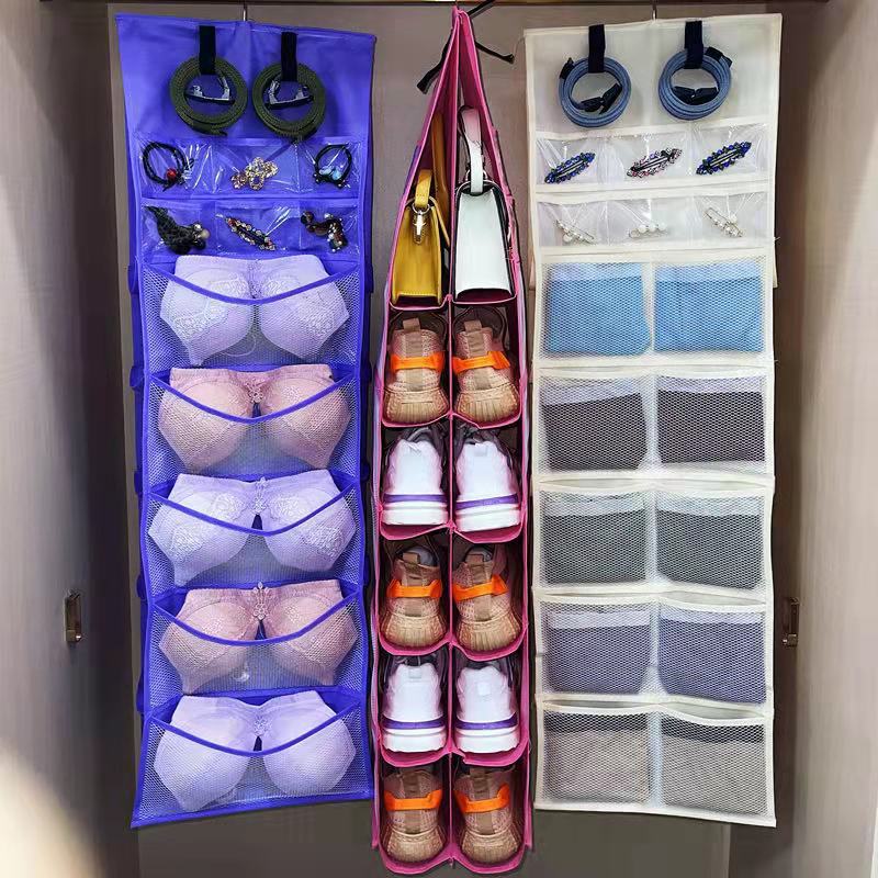 Shoes and socks storage bags, cross-border new products, underwear and pants multi-functional storage bags, bags, jewelry belts, home hanging bags