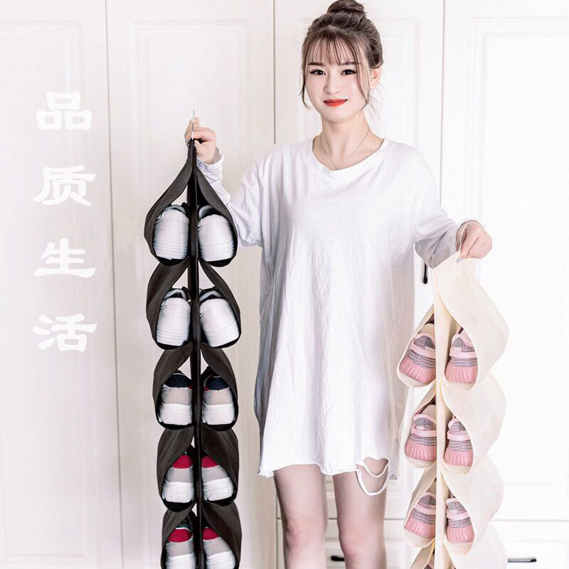 New non-woven fabric storage bags are directly supplied by the manufacturer. We offer multi-color and large-capacity shoe storage hanging bags and wholesale home storage bags details Picture