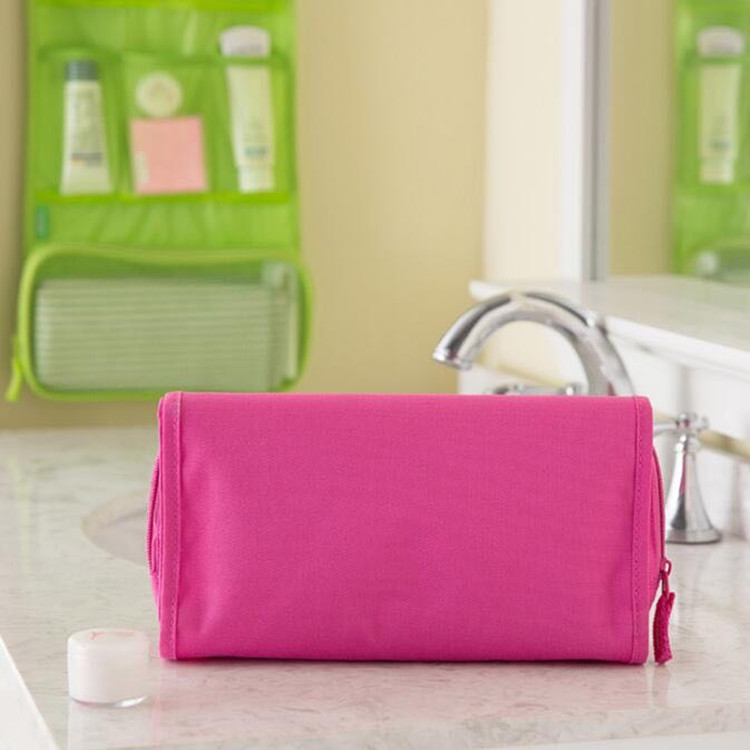 New Korean version foldable hook toiletry bag, waterproof storage, large capacity, white-collar travel bag, outdoor makeup bag Application Scenario