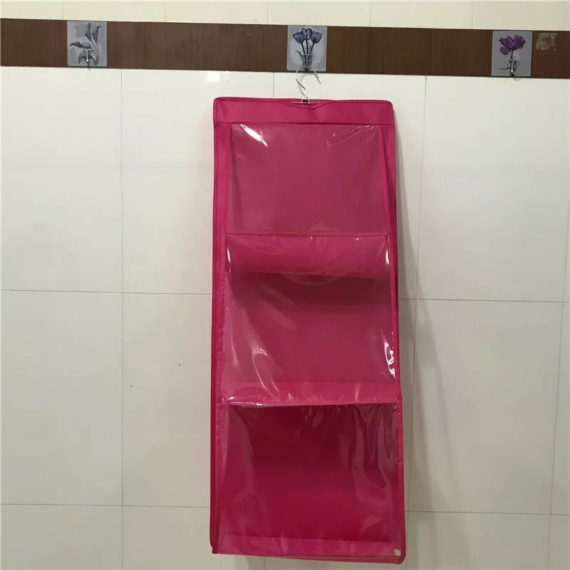 Bag storage wonder, wardrobe, dormitory hanging, home thickened double-sided non-woven fabric bag storage hanging bag Application Scenario