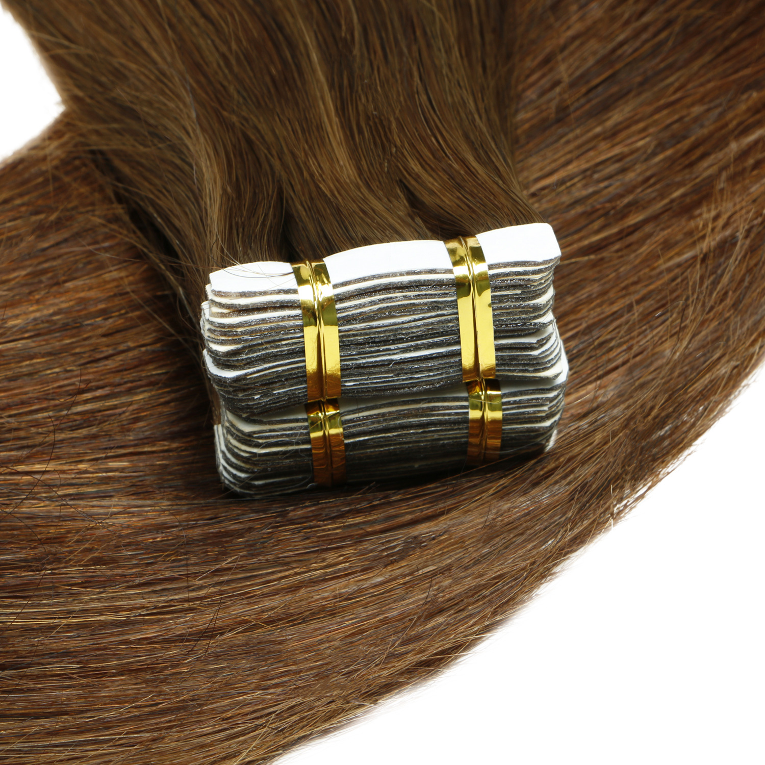 Real person hair PU hair #2 Tape in hair extension Brush hair White person Hair extension Film Hair Application Scenario