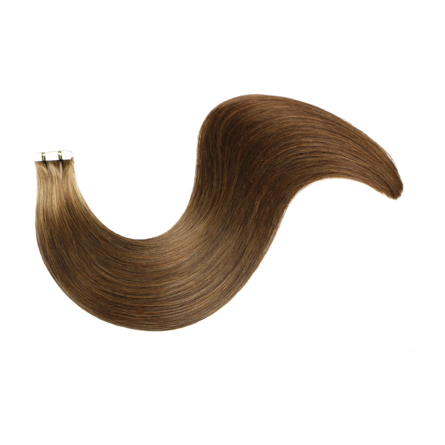 Real person hair PU hair #2 Tape in hair extension Brush hair White person Hair extension Film Hair Specification image