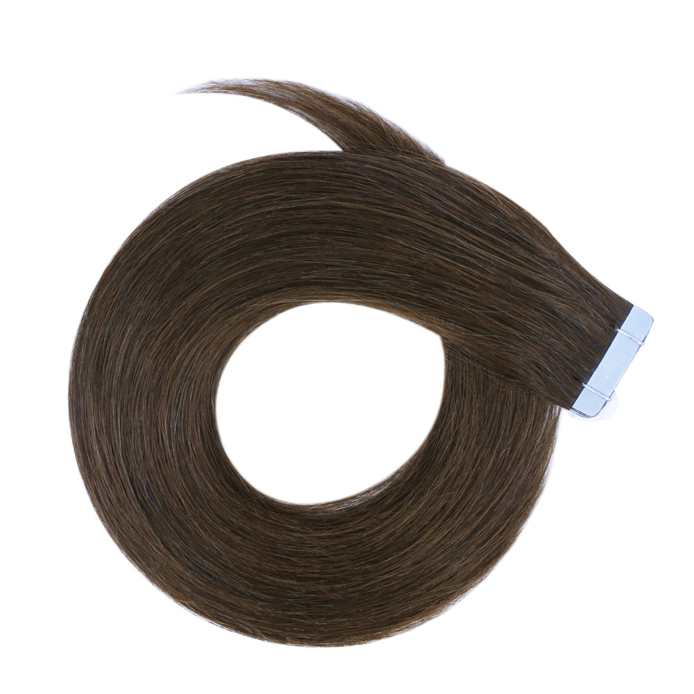 European and American wigs, real human hair, white people's hair extension, film hair #4hair extension, seamless hair extension brush, gel hair Application Scenario