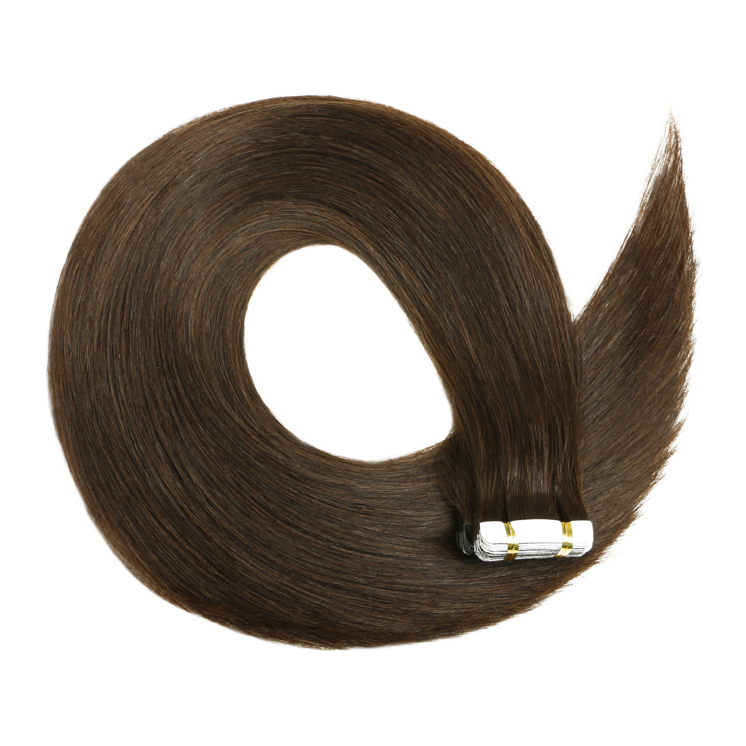 Wig pieces, European and American wig Extension Tape Hair Extension film hair #8 Real person hair brush glue hair details Picture