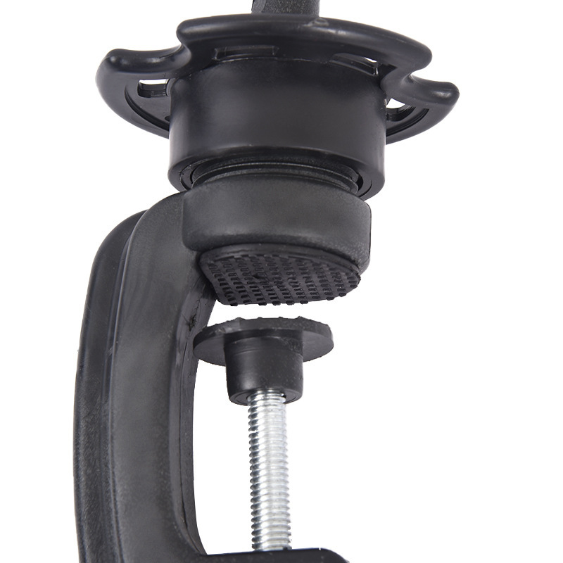 Cross-border direct supply of wig care and maintenance, wig accessories, head mold, small stand wholesale, black plastic teaching head stand Specification image