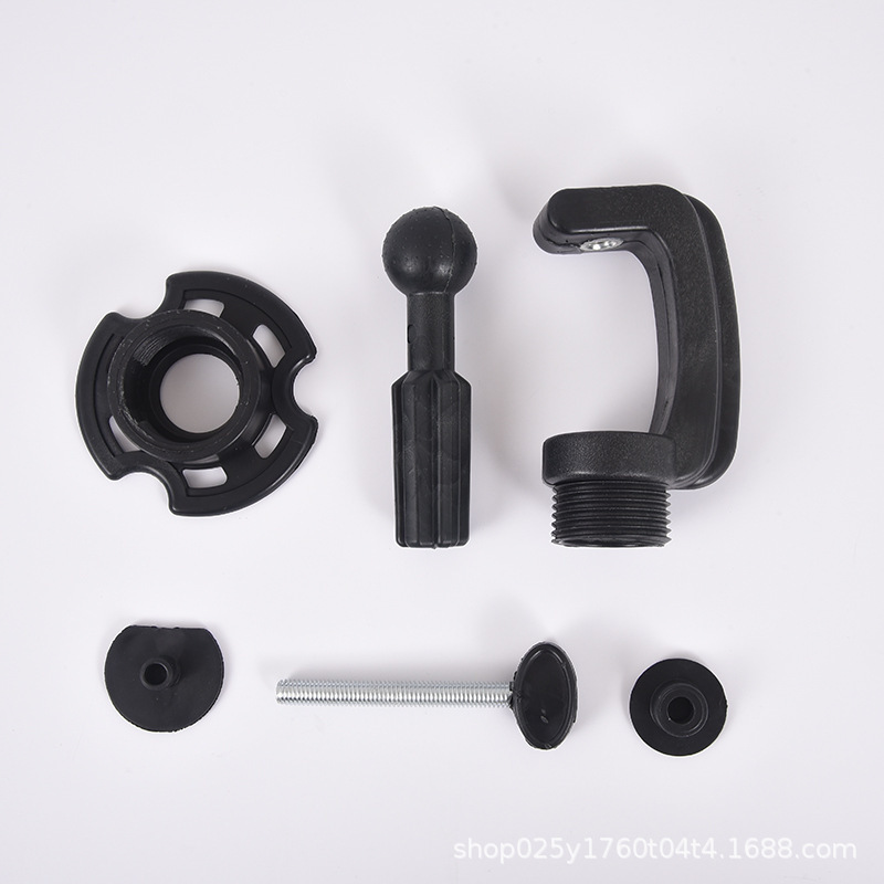 Cross-border direct supply of wig care and maintenance, wig accessories, head mold, small stand wholesale, black plastic teaching head stand details Picture