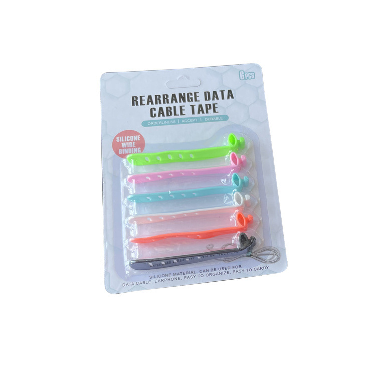 6 storage clips, computer power cord fixing, organizing, charging, winding, binding, cable tying, data cable organizer Item Picture