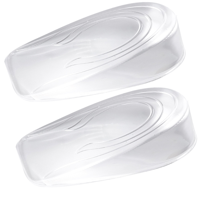 内增高鞋垫隐形透明硅胶后跟垫增高垫半垫防臭防滑减震内增高鞋垫