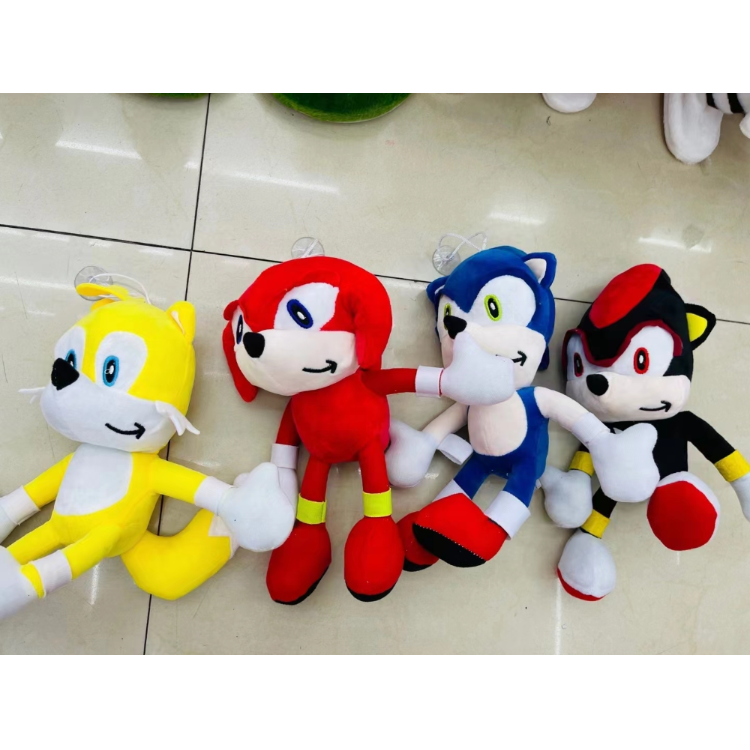 28cm 中档索尼克跨境新品现货Sonic exe 游戏精神地狱索尼克超音鼠公仔毛绒玩具
