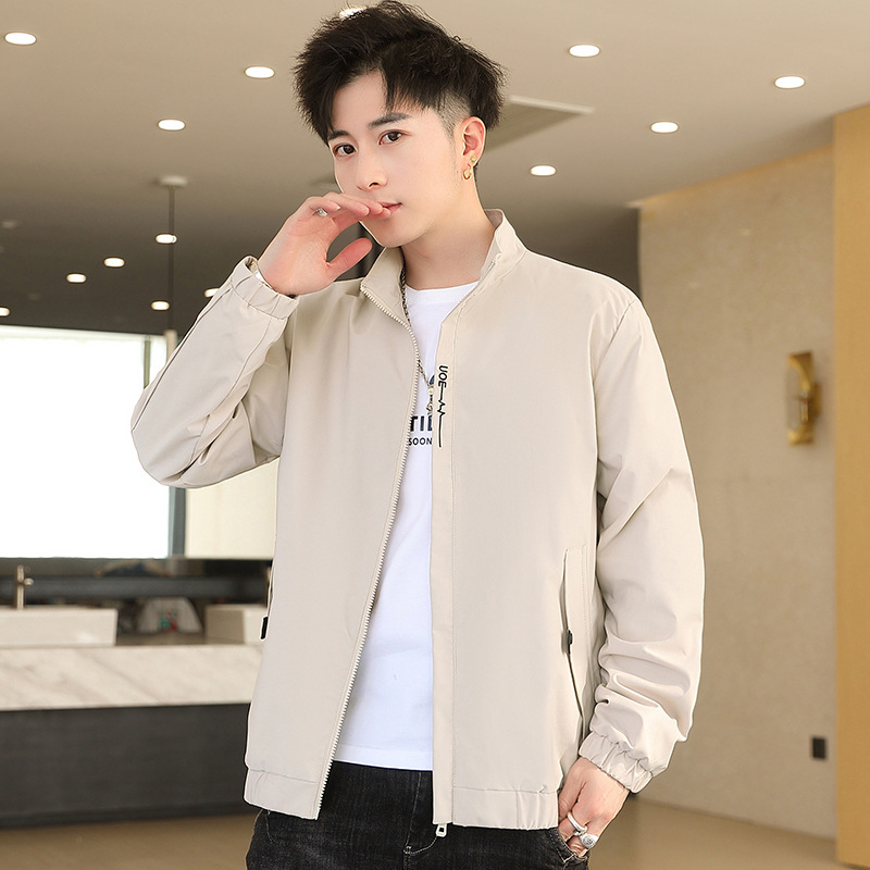 "Jacket Man 2021 Korean Spring Youth Men's Trendy Casual Workwear Jacket and coat source manufacturer wholesale.