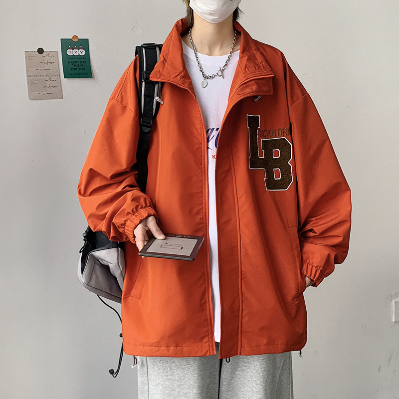 Jacket Man 2022 Spring/Autumn New Men's Jacket, fashionable and casual stand-up collar top, trendy and cool ins men's wear 2 Specification image