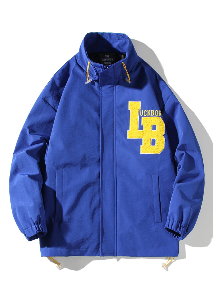 Jacket Man 2022 Spring/Autumn New Men's Jacket, fashionable and casual stand-up collar top, trendy and cool ins men's wear 2 Item Picture