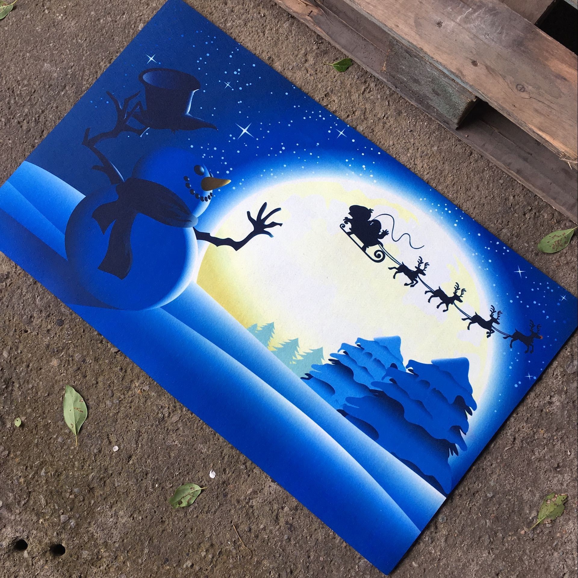 Christmas decorations, Santa Claus' Day, Christmas floor MATS, door MATS, carpets