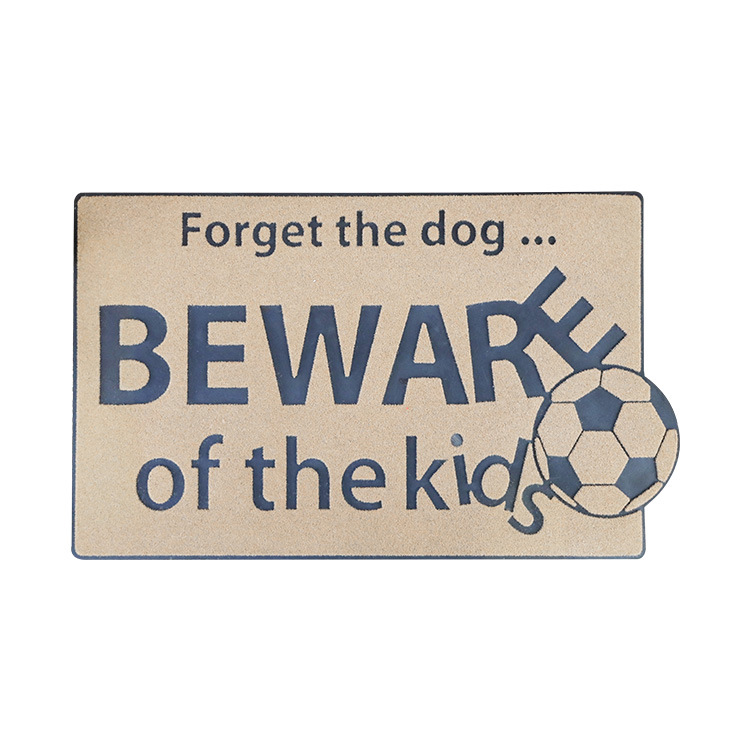 Cross-border Amazon rubber letter door mat, dust-proof and anti-slip door foot mat, outdoor door stone door mat details Picture