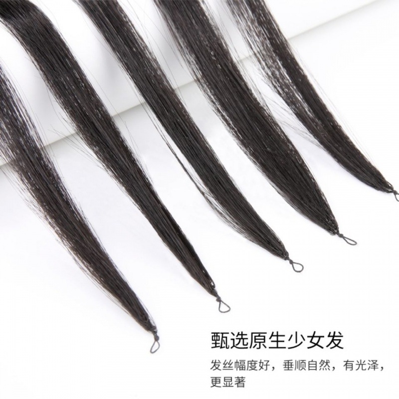 Feather hair Extension second-generation T Show real hair double-head seamless micro-interface wig, women's micro-interface manufacturer independent website