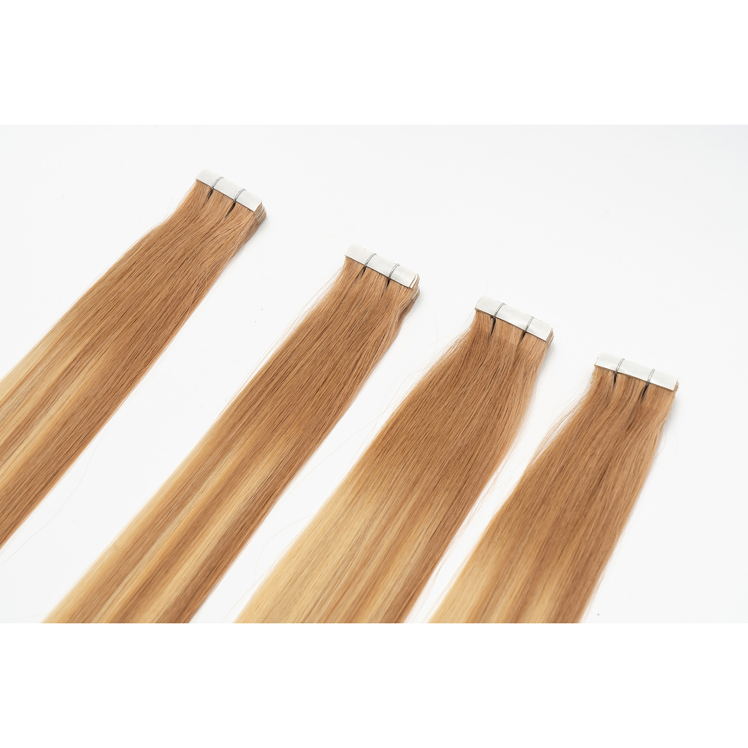 hair curtain, hair extension, PU hair wig, women's hair extension piece, women's hair extension block, real person hair, long straight hair, pu tape hair Application Scenario