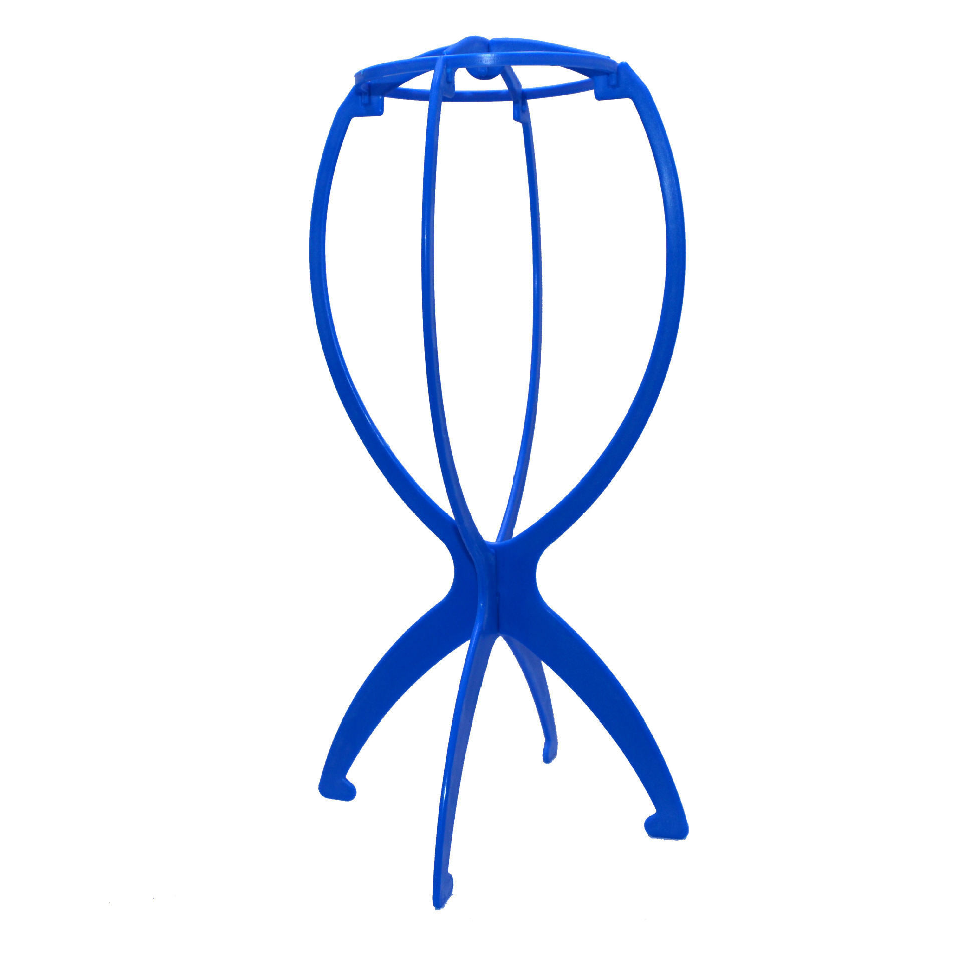 Wig, head cover stand, wig care accessories, plastic wig stand, available in four colors. The head cover is made of fake details Picture