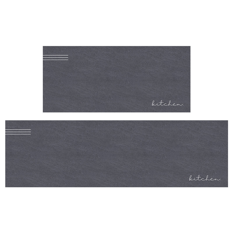 Cross-border ins seven-color velvet kitchen floor mat is washable and dirt-resistant. It is a no-wash, oil-proof and water-proof mat for home use