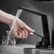 浴室工艺台盆龙头白色水龙头卫生间个性面盆龙头创意洗手面盆