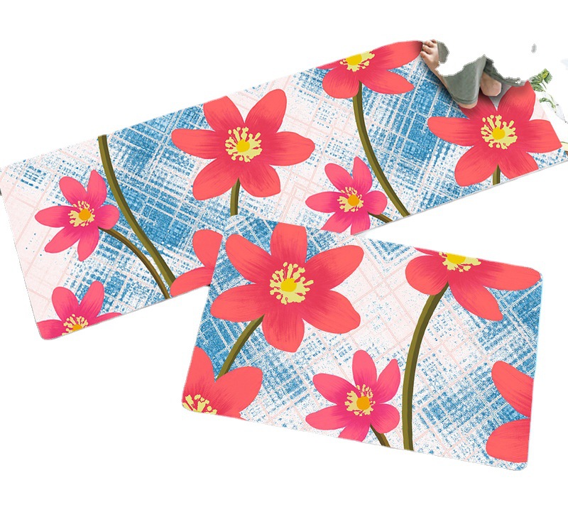 Diatom mud water-absorbing soft floor mat, bathroom anti-slip mat, bathroom entrance foot mat, quick-drying diatomite kitchen mat Item Picture