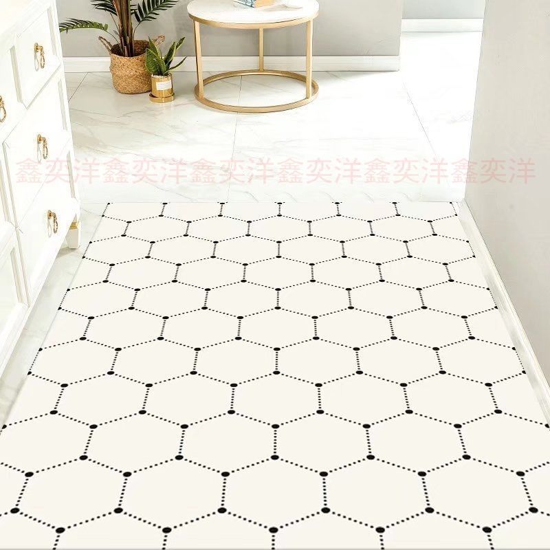 Floor MATS, entrance door MATS, no-wash and washable pvc foot MATS, cut household door anti-slip MATS, kitchen oil-proof MATS Application Scenario