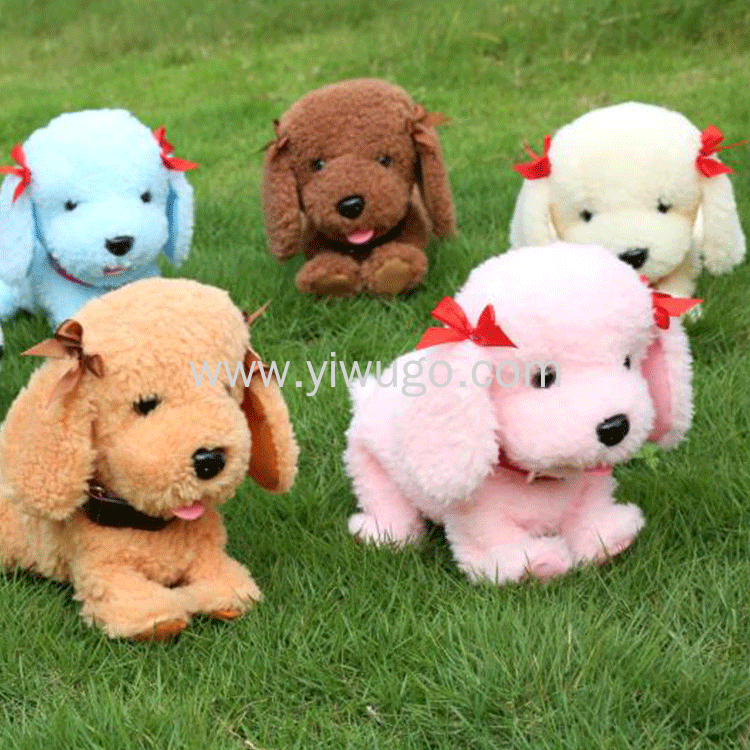 Factory wholesale and direct sales of toy dogs, electric plush toys, teddy dogs, remote control, touch control, voice control plush dogs 1