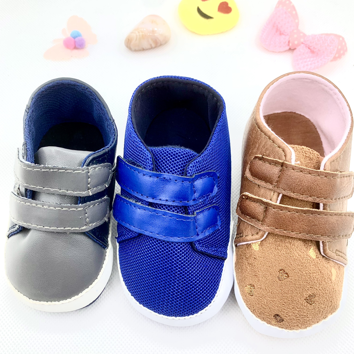 New baby shoes for men and women Toddler shoes Velcro 0-12 months baby shoes manufactured by manufacturers