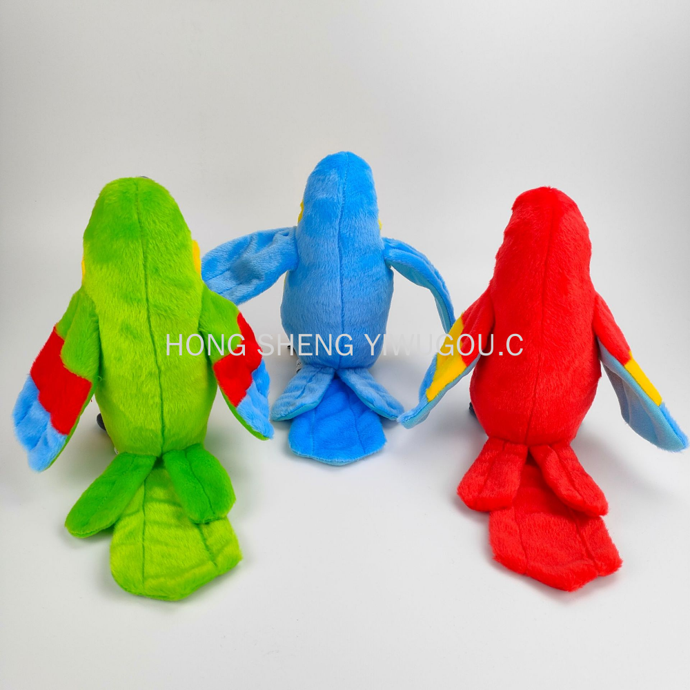 Parrot learning to speak, flapping wings, little bird soothing tool, learning to speak, toy parrot 1 Specification image