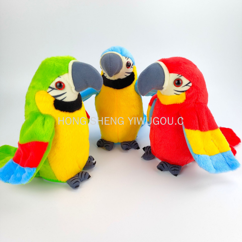 Parrot learning to speak, flapping wings, little bird soothing tool, learning to speak, toy parrot 1