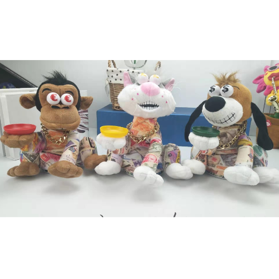 23CM Children's electric pet plush toy coin piggy Bank Piggy Bank 1