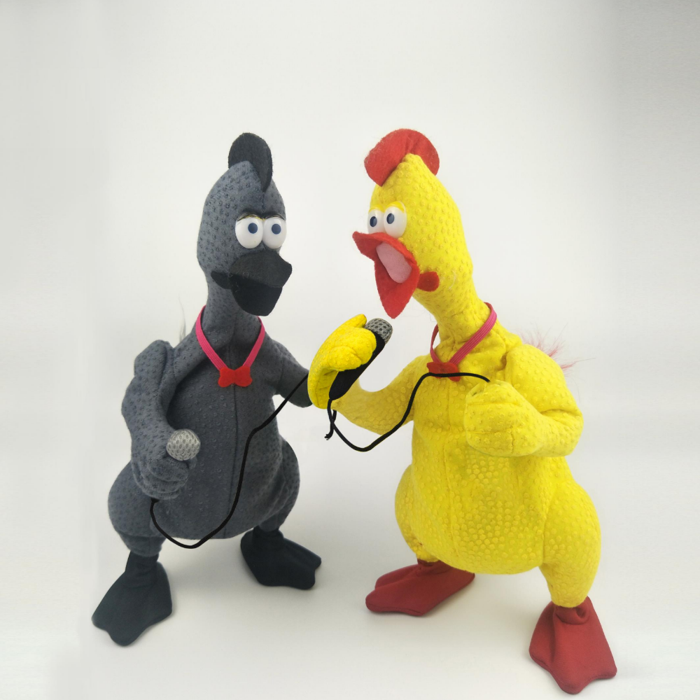 Electric plush toy, Meiba Scream Chicken, magnetic-controlled electric children's gift, Douyin toy, sand sculpture magic tool 1