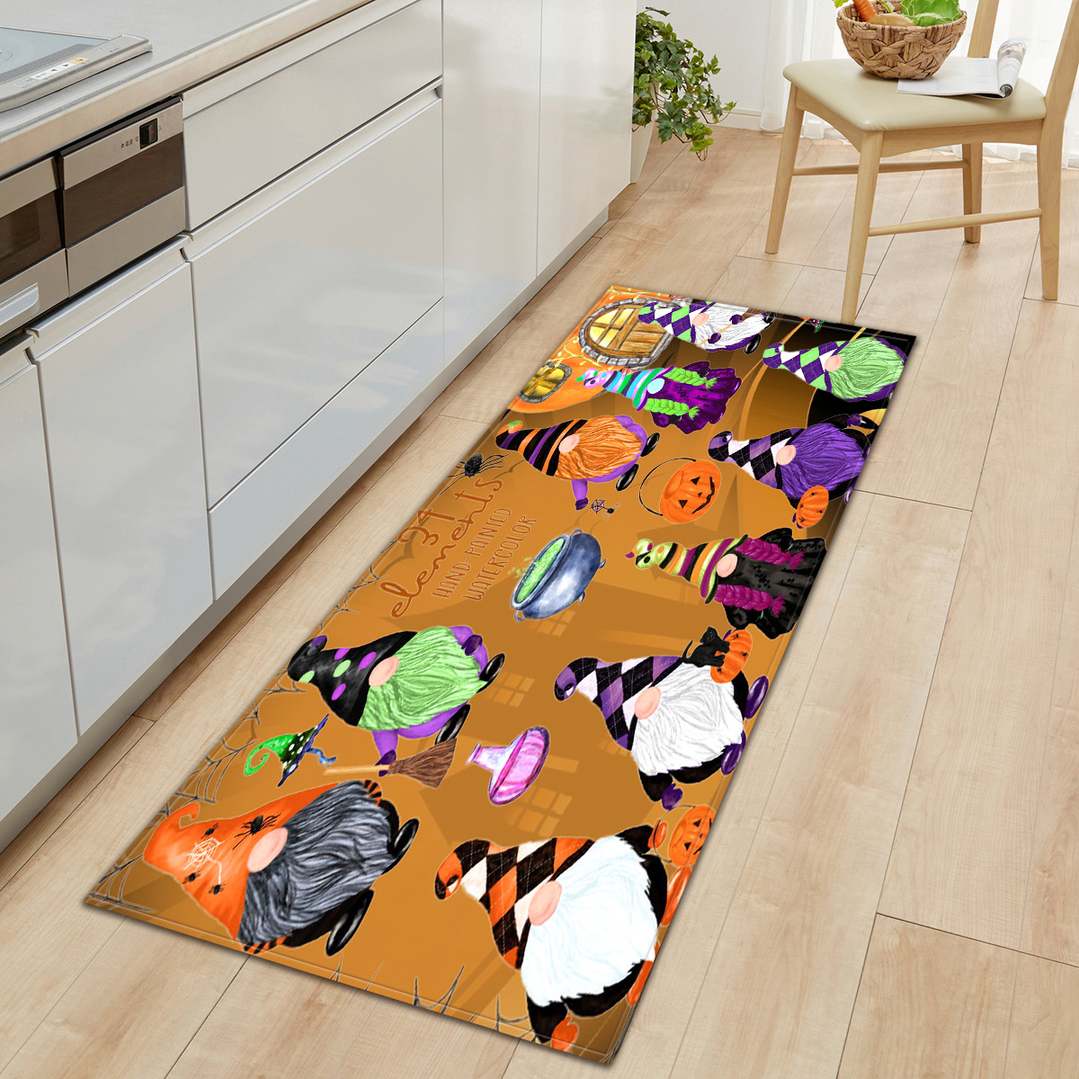 Cross-border Halloween faceless doll entrance mat, kitchen absorbent long strip, bedroom anti-slip floor mat, living room carpet delivery Application Scenario