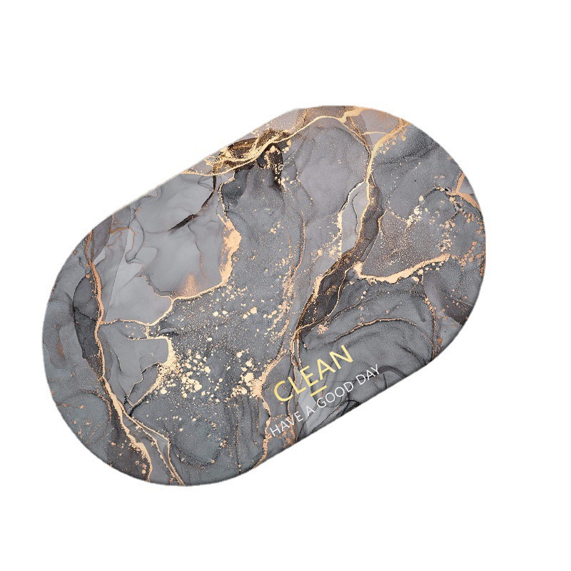 Door MATS, entrance door floor MATS, door entrance floor MATS, foot MATS, water-absorbing and anti-slip carpets, bathroom, toilet Item Picture