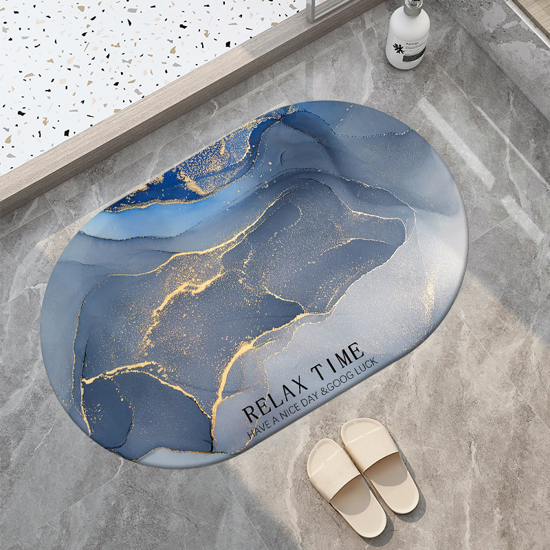 Door MATS, entrance door floor MATS, door entrance floor MATS, foot MATS, water-absorbing and anti-slip carpets, bathroom, toilet Application Scenario