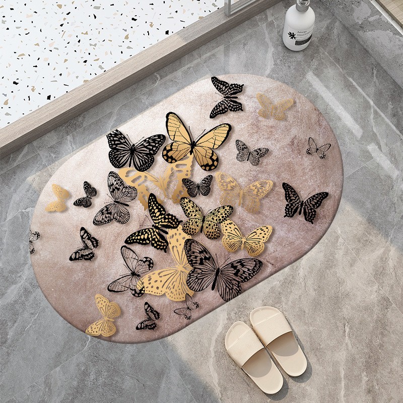 Door MATS, entrance door floor MATS, door entrance floor MATS, foot MATS, water-absorbing and anti-slip carpets, bathroom, toilet