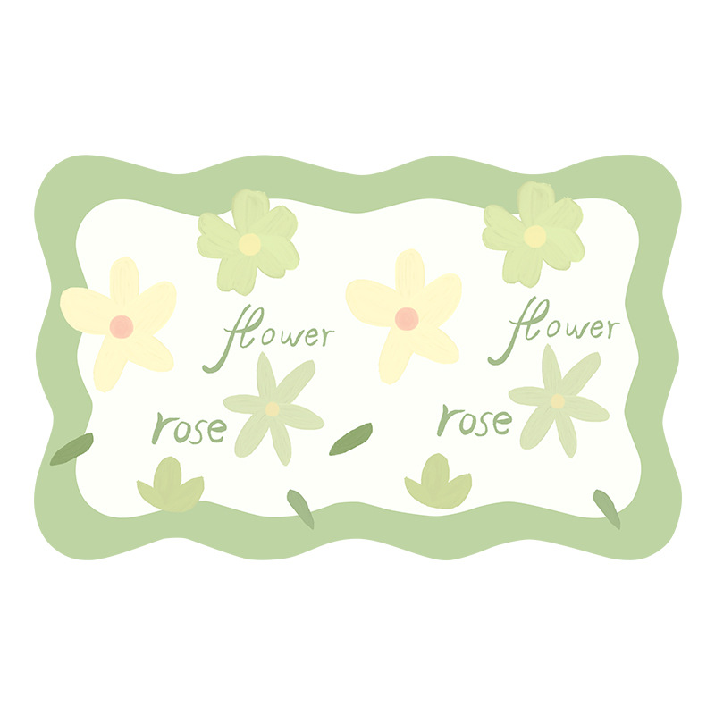 Cross-border soft diatom mud floor MATS, bathroom carpets, door foot MATS, home bathroom anti-slip MATS, absorbent door MATS Application Scenario