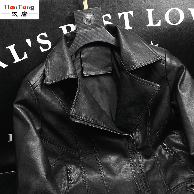 女式皮衣实物图