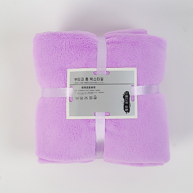 [LOVELY HOME] [hold ja] alta densidad coral fleece toalla conjunto de toallas de baño wholesale adulto suave hijo juego de toalla madre toalla de baño toalla de limpieza Specification image