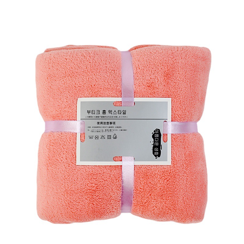 [LOVELY HOME] [hold ja] alta densidad coral fleece toalla conjunto de toallas de baño wholesale adulto suave hijo juego de toalla madre toalla de baño toalla de limpieza Item Picture