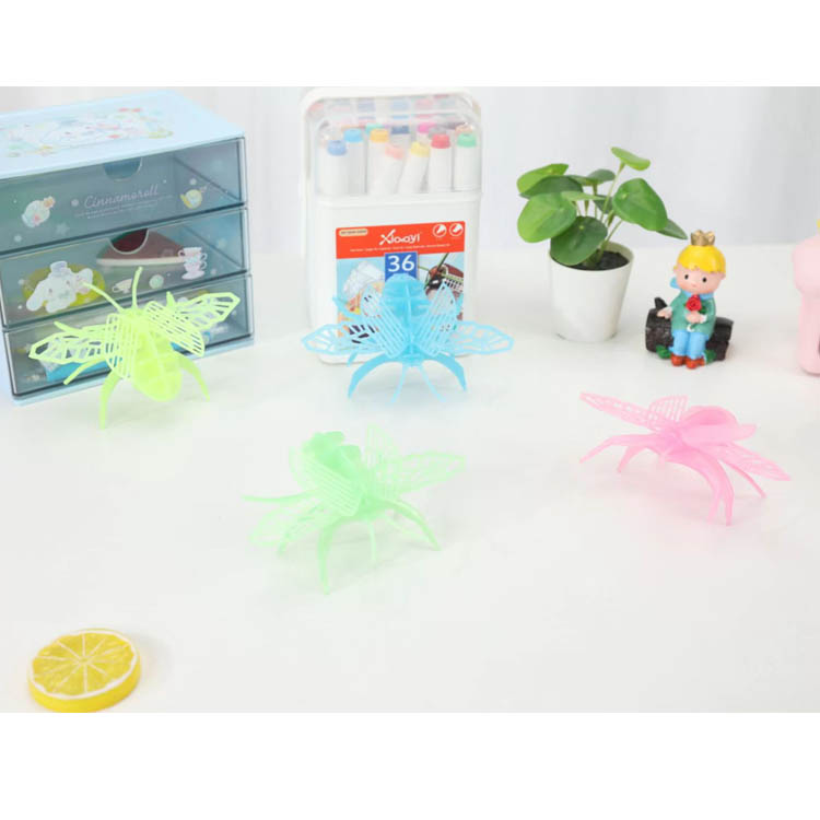 荧光拼装小昆虫模型小玩具夜市摆地摊