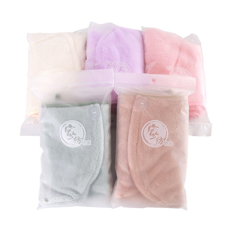 【LOVELY HOME】【 Chi Jia 】 New Korean style Coral fleece Dry Hair Cap, cute Absorbent Dry Hair Towel, Shower cap, Quick-drying towel, Headscarf, Bathroom Dry Hair cap, Dry hair towel, Absorbent towel Item Picture