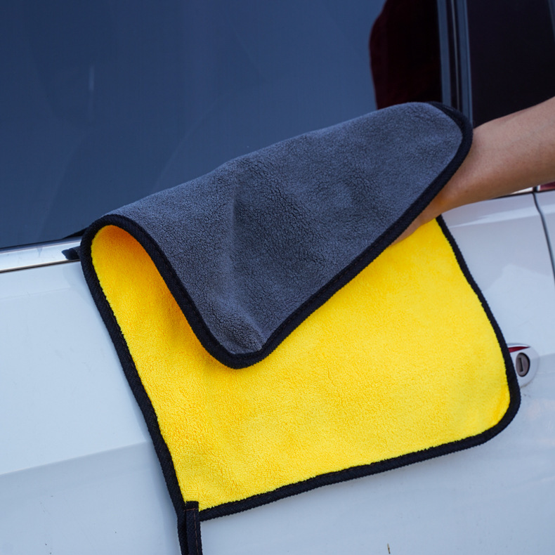[LOVELY HOME] [hold ja] toalla de limpieza de coches compuesta toalla de lavado de coches toalla de pesca engrosada limpieza paños de regalo logotipo láser al por mayor absorción de agua descontaminación toalla de lavado de coches toalla de limpieza de coches