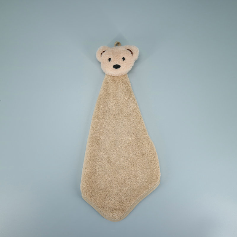 [dulce inicio] [tenedor ja] toalla de mano colgante de dibujos animados absorbente cocina lazy baxter niños baño peluche lindo Application Scenario
