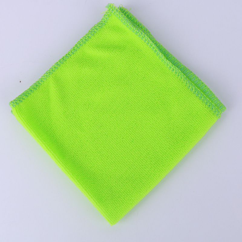 【LOVELY HOME】 Fiber towels 30*30 beauty dry hair towels Good water absorption car cleaning towels wholesale kitchen cleaning cloths Absorbent Stain cleaning cloths kitchen scouring pads Item Picture