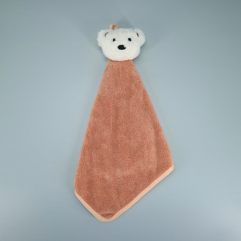[dulce inicio] [tenedor ja] toalla de mano colgante de dibujos animados absorbente cocina lazy baxter niños baño peluche lindo Specification image